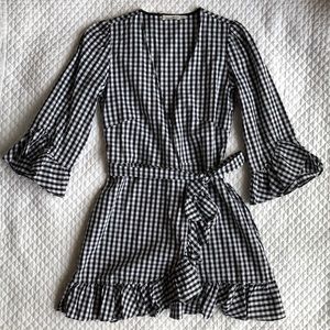 Buffalo Check Wrap Tunic